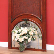 Load image into Gallery viewer, Antique French Mantle Mirror, French Walnut and Bevelled Edge Hall Wall Mirror B10571