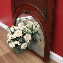 Load image into Gallery viewer, Antique French Mantle Mirror, French Walnut and Bevelled Edge Hall Wall Mirror B10571