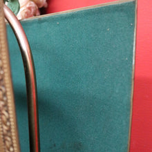 Load image into Gallery viewer, x SOLD Antique French Brass Ipad Magazine Holder, French Coat of Arms Kindling Basket. B10334