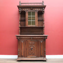 Load image into Gallery viewer, x SOLD Antique French Oak Sideboard, China Cabinet, or Bookcase, Hall Cupboard B10861