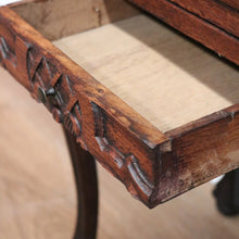 Load image into Gallery viewer, x SOLD Antique French Bedside Table, French Oak Lamp Side Table or Cabinet with Drawer B10797