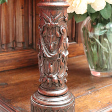 Load image into Gallery viewer, Antique French 19th Century Oak Gothic Revival, Sacrament Church Court Cabinet B10697