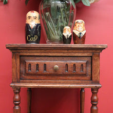 Load image into Gallery viewer, x SOLD Antique French Bedside Table, Oak Lamp Table Bed Side Cabinet Hall Cupboard. B10406
