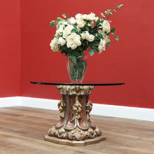 Load image into Gallery viewer, x SOLD Italian Florentine-style Coffee Table, Gilt Timber Pedestal Base with a Glass Top B10104