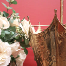 Load image into Gallery viewer, x SOLD Vintage French Brass Umbrella Holder, Umbrella Shaped Umbrella Stand B11212