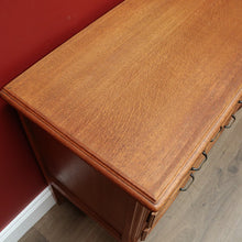 Load image into Gallery viewer, x SOLD Vintage French Chest of Drawers, Oak and Brass Handle Hall Cabinet Lamp Cupboard B10198