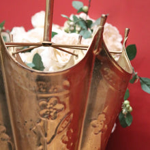 Load image into Gallery viewer, x SOLD Vintage French Brass Umbrella Holder, Umbrella Shaped Umbrella Stand B11212