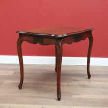 Load image into Gallery viewer, x SOLD Antique French Sofa Table Side Table Lamp Hall Table with Carved Scalloped Apron B10641