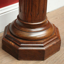 Load image into Gallery viewer, x SOLD Antique French Oak Pedestal, Plant stand in Oak Timbers, Statue Stand or Holder B11248