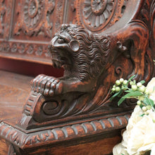 Load image into Gallery viewer, x SOLD Antique French Oak Hall Settle, Hall Chair with Lift Lid Blanket Box, Hall Seat B10728