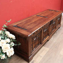 Load image into Gallery viewer, x SOLD Antique French Coffer, Blanket Box, Storage Box, Marriage Chest, or Hall Seat B11128