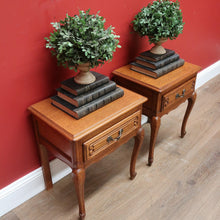 Load image into Gallery viewer, x SOLD Pair of Bedside Tables, Bedside Cabinets, French Single Drawer Side, Lamp Tables B10950