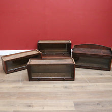 Load image into Gallery viewer, x SOLD Antique English Solicitors Bookcase, Four Section Stackable Bookcase, The Lebus B11089