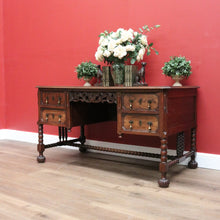 Load image into Gallery viewer, x SOLD Antique French Office Desk, Antique French Oak 4 Drawer Office Desk, Hall Table B10778