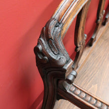 Load image into Gallery viewer, x SOLD Antique French Oak Hall Seat, Entry Slat Back Chair Bench Seat Chair Settle B10654