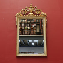 Load image into Gallery viewer, Vintage French Wall Hanging Mirror, Hall Mirror, Living Room Mirror, Urn, Swags B10691