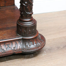 Load image into Gallery viewer, Antique French 19th Century Oak Gothic Revival, Sacrament Church Court Cabinet B10697