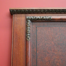 Load image into Gallery viewer, Antique French Mantle Mirror, French Walnut and Bevelled Edge Hall Wall Mirror B10571