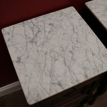 Load image into Gallery viewer, x SOLD Pair of Antique French Oak Bedside Cabinets, Lamp Tables with Tier Storage Base B10566