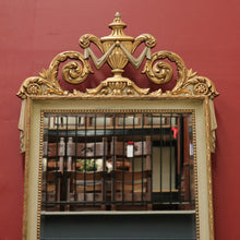 Load image into Gallery viewer, x SOLD Vintage French Wall Hanging Mirror, Hall Mirror, Living Room Mirror, Urn, Swags B10691
