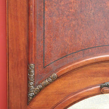 Load image into Gallery viewer, Antique French Mantle Mirror, French Walnut and Bevelled Edge Hall Wall Mirror B10571