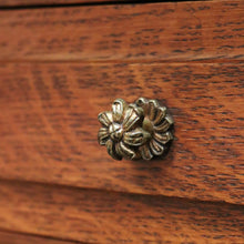Load image into Gallery viewer, x SOLD Pair of French Bedside Tables, Antique Marble Top Oak Lamp Side Tables B10555