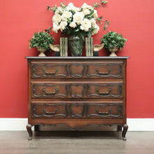 Load image into Gallery viewer, Vintage French Chest of Drawers, 3 Drawer Hall Cupboard Cabinet Chest of Drawers
