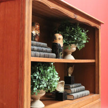 Load image into Gallery viewer, x SOLD Vintage French Bookcase, Oak Two Door Open Bookcase Cabinet Hall China Cupboard B10818