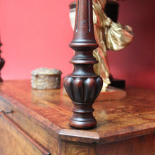 Load image into Gallery viewer, x SOLD Antique English Music Canterbury, Burr Walnut Inlay Lamp Cabinet, File Cupboard. B10053