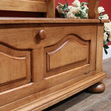 Load image into Gallery viewer, x SOLD Vintage French Hall Seat, Lift lid Shoe Box, Hall Seat Armchair, Chair Storage B10586