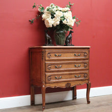 Load image into Gallery viewer, x SOLD Vintage French Chest of Drawers with Cupboard Below, French Bedside Cabinet, Hall Chest B10884