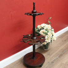 Load image into Gallery viewer, x SOLD Antique Australian Cedar Riding Boot Stand, Swivel Stand Boot Holder with Hooks B11004