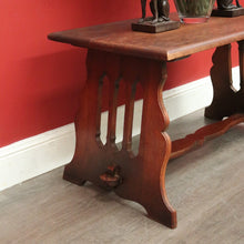 Load image into Gallery viewer, x SOLD Antique Oak Gothic Coffee Table, Antique French Oak Lamp, Side or Coffee Table. B10117