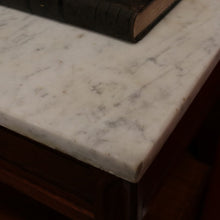 Load image into Gallery viewer, x SOLD Antique Bedside Tables, French Oak and Marble Lamp Table, Side Tables, Bedsides B10880