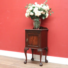 Load image into Gallery viewer, x SOLD Waring and Gillows Bedside Cabinet, Antique English Mahogany Lamp Side Table B11225