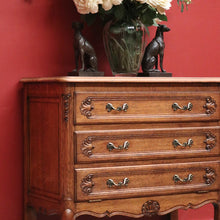 Load image into Gallery viewer, x SOLD Vintage French Chest of Drawers with Cupboard Below, French Bedside Cabinet, Hall Chest B10884