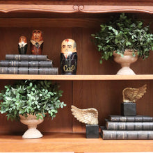 Load image into Gallery viewer, x SOLD Vintage French Bookcase, Oak Two Door Open Bookcase Cabinet Hall China Cupboard B10818