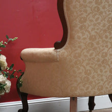 Load image into Gallery viewer, x SOLD Antique Grandfather Chair, Antique English Mahogany Arm Chair, Grandfather Chair B11016