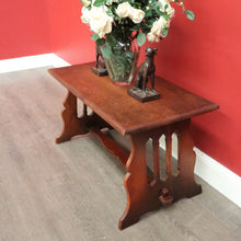 Load image into Gallery viewer, x SOLD Antique Oak Gothic Coffee Table, Antique French Oak Lamp, Side or Coffee Table. B10117