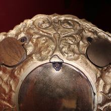 Load image into Gallery viewer, x SOLD Antique Italian Brass and Porcelain Display Plate with Cupids and Floral Detail. B11292