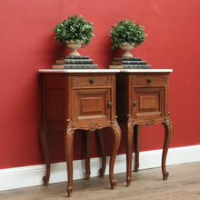 Load image into Gallery viewer, x SOLD Antique Bedside Tables, Antique French Lamp Tables, Pair of Hall Cupboards B10875