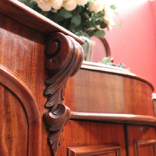 Load image into Gallery viewer, x SOLD Antique Australian Cedar Sideboard, Mirror Back Inverted Breakfront Sideboard B11096
