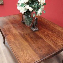 Load image into Gallery viewer, x SOLD Antique French Dining Table, French Oak Kitchen Table with Scalloped Apron B10947