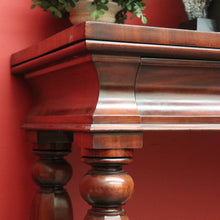 Load image into Gallery viewer, x SOLD Antique English Mahogany Hall Table With 2 Drawers to the Apron, Side Table. B10384