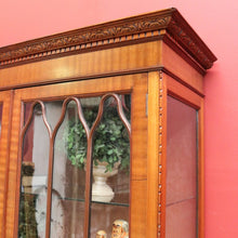 Load image into Gallery viewer, x SOLD Antique English Mahogany China Cabinet, Display Cupboard Hall Cabinet, Bookcase B10675