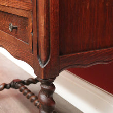 Load image into Gallery viewer, x SOLD Antique French Hall Cabinet, Chest of Drawers, Lamp Side Table with Spiral Legs B10201