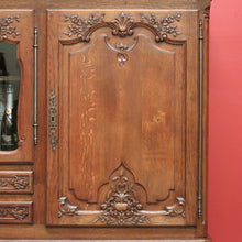 Load image into Gallery viewer, x SOLD Antique French Sideboard, Buffet Linen Press Cabinet Hall Cupboard Large Storage. B9796