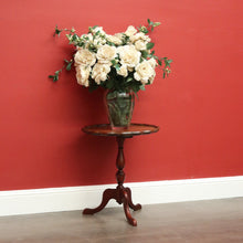Load image into Gallery viewer, x SOLD Vintage Cedar Wine Table, Lamp Table, Vintage Cedar Tri-leg Side Wine Table. B10442