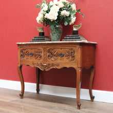 Load image into Gallery viewer, x SOLD Antique French Chest of Drawers, 2 Drawer Hall Table, Sideboard, Sofa Table B11019