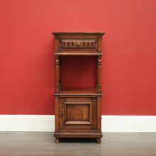 Load image into Gallery viewer, x SOLD Antique French Bedside Table, Oak Lamp Table Bed Side Cabinet Hall Cupboard. B10406